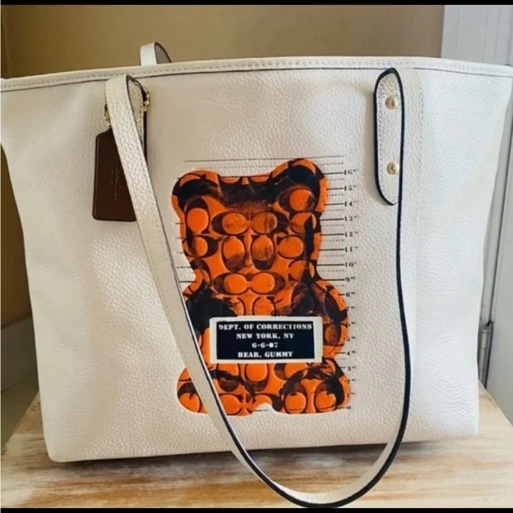 Coach Vandal Gummy Bear Zip Top Tote